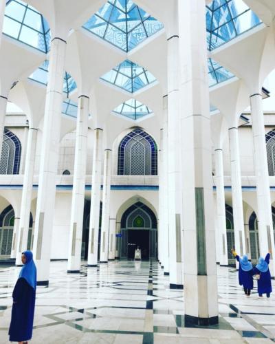 マレーシア・クアラルンプール　スルタン・サラディン・アブドゥル・アジズ・シャー・モスク